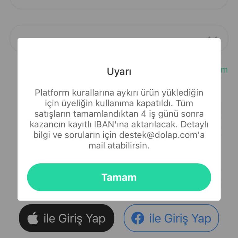 Dolap Hesap Kapatma Ve Müşteri Hizmetleri Sorunu