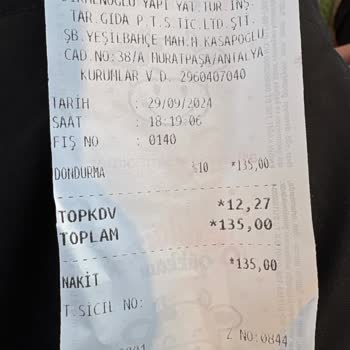 Dondurma Dükkanı Zorunlu Karton Tabak Muamelesi