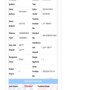 ÇiçekSepeti Kargo Teslimat Sorunu Ve İptal Edilmeyen Sipariş