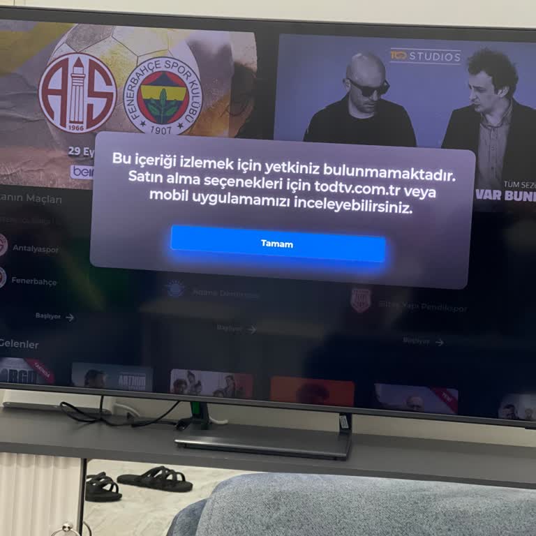 Tod TV Üyeliği İle TV'de İzleme Sorunu