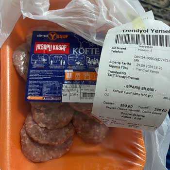 Köfteci Yusuf Eksik Sipariş Ve Yetersiz Müşteri Hizmeti