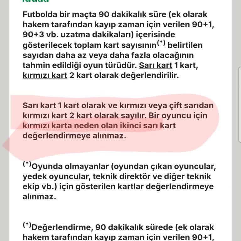 Misli.com Kural Dişi Bahis İptali