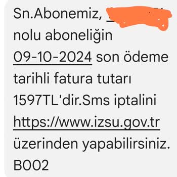İzmir Büyükşehir Belediyesi İZSU Su Faturalarındaki Aşırı Yüksek Tutarlar!