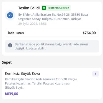 Getir Ve KFC Şirinyer Ortaklığı