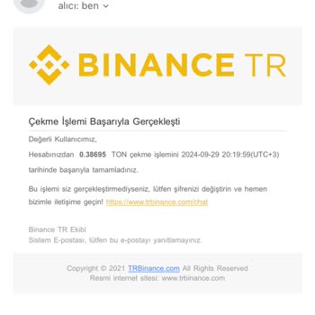Binance TR'den Transfer Sorunu Ve Ton Keeper Güvenilirliği