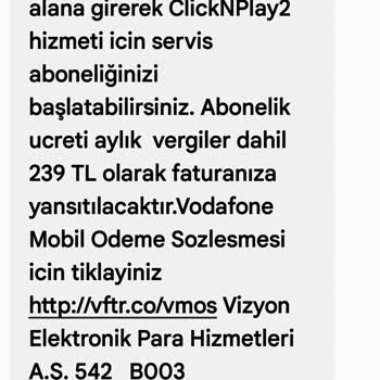 Vodafone Ve Ortaklarının Haksız Ücretlendirme Sorunu!