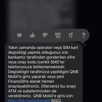 QNB Finansbank Sim Kart Blokesini Kaldırmıyor