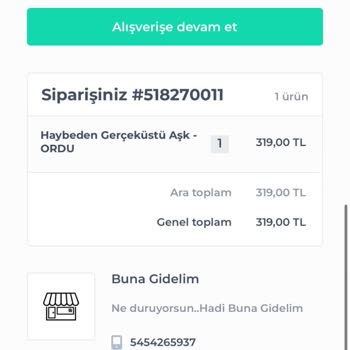 Shopier Bilet Satış Afis Adres Yanlış