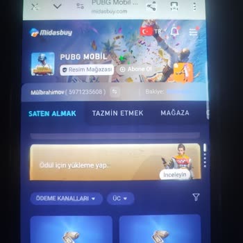 PUBG (Pubgmobile.com) Yanlış Id Yükleme