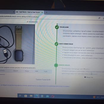 Saat Ve Saat Amazfit Gts 2 Tamir Edilmeden Gönderilmiş
