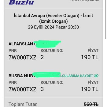 Buzlu Turizm Buzlu Otobüs Firmasıyla Yaşadığım Zaman Kaybı Ve Mağduriyet