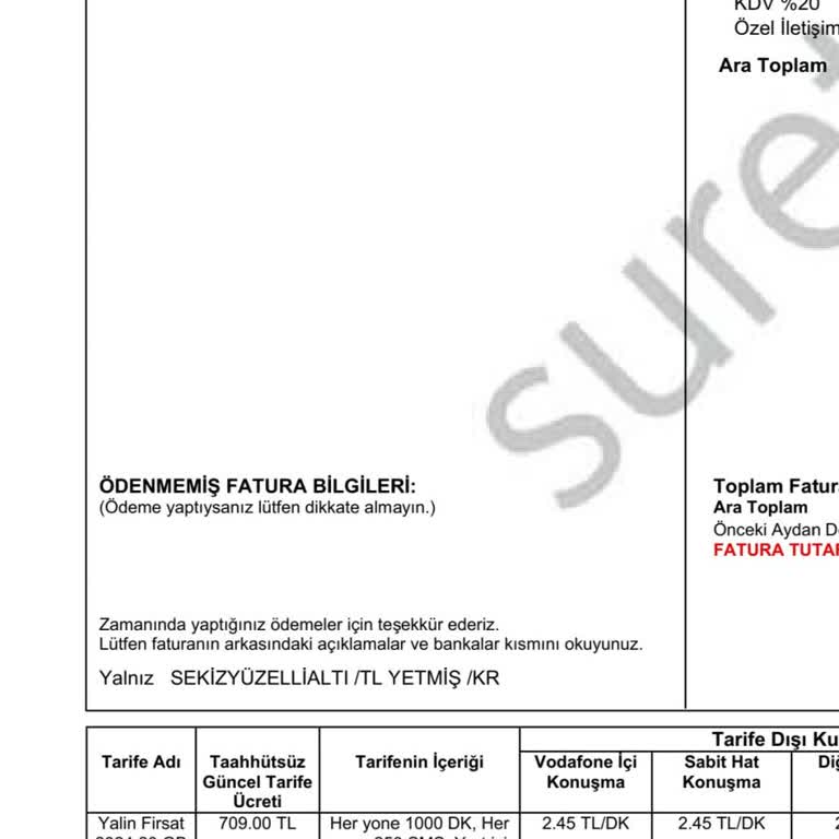 Yurt Dışı Kullanım Ücreti Hatası ve Müşteri Hizmetleri Sorunu