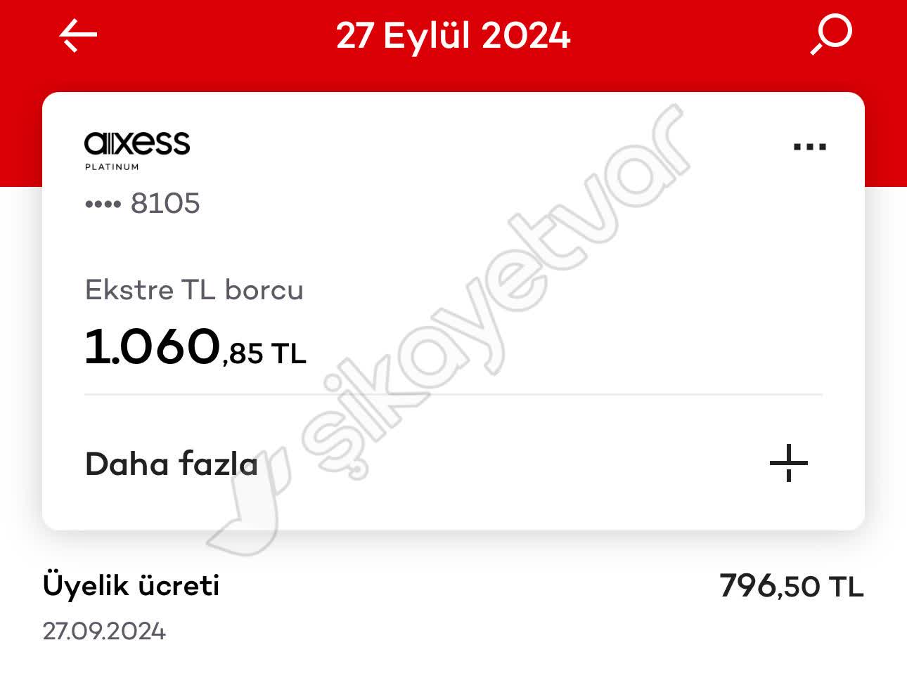 Akbank Axess Kart Üyelik Ücreti Şikayetvar