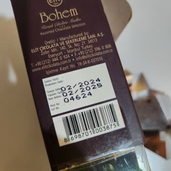 Elit Çikolata Elit Bohem Çikolatada Kurt Çıktı