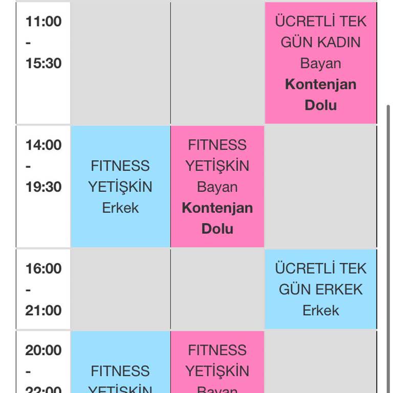 Hasan Doğan Spor Kompleksi (Bahçelievler) Kontenjan Doluluğu Şikayeti