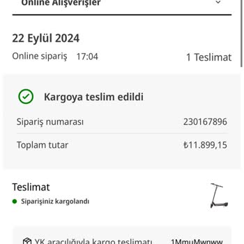 Media Markt Onvo Ov-007 Marka Bisiklet Şarj Aleti Çıkmadı İçinden