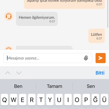 Trendyol İptal Etmediler Siparişi