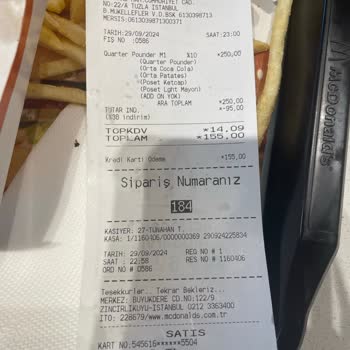 McDonald's Mağaza Müdürü Ters Karşılık Aldım