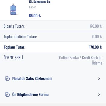 Pürsu Artık Eski Tarihli Damacana Kullanıyor