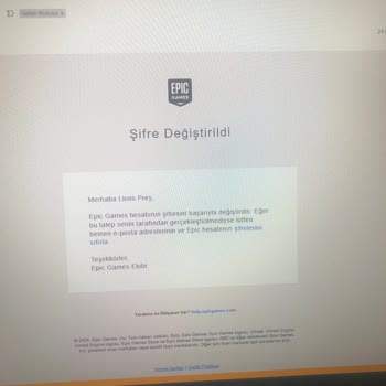 Epic Games Epicgames Hesabım Ele Geçirildi