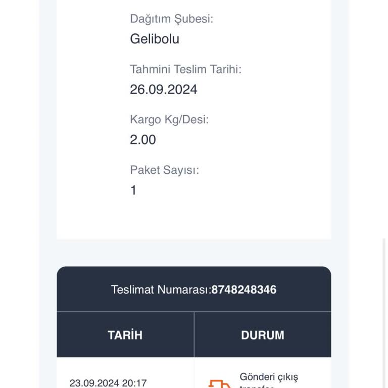 Sürat Kargo'da Kitap Siparişim Hala Şubede Bekliyor
