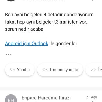 Enpara Harcama İtirazıma Çelişkili Cevaplarla Red Verip Mağdur Ediyor.
