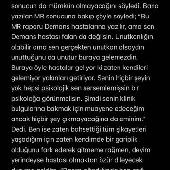 Acıbadem Altunizade Hastanesi Nöroloji Doktoru Cennet Hanım Hakkında