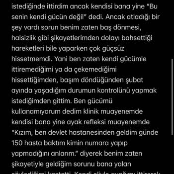 Acıbadem Altunizade Hastanesi Nöroloji Doktoru Cennet Hanım Hakkında