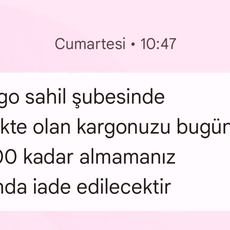 Aras Kargo Saçmalığı, Kargo Anlaşması