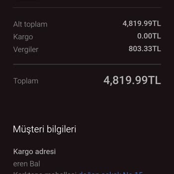 Gotham Gears İade İşlemi Yapılmadı