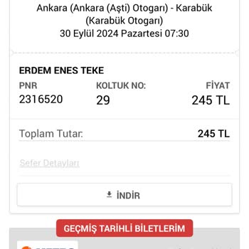 Obilet Bilet İadesi İçin