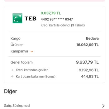 Hepsiburada Sipariş İptalinde Eksik Ücret İade Etti