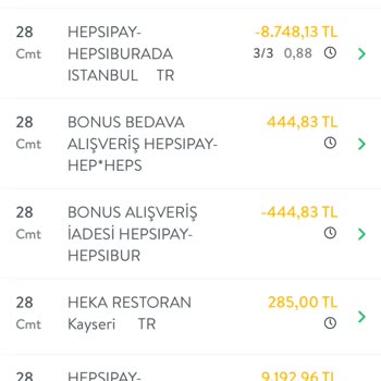 Hepsiburada Sipariş İptalinde Eksik Ücret İade Etti