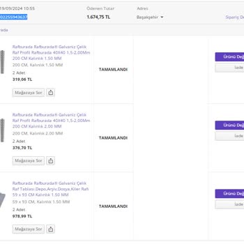 N11'de Teslim Edilmeyen Ürünler, "siparişin Tamamlandı" Gözüküyor...