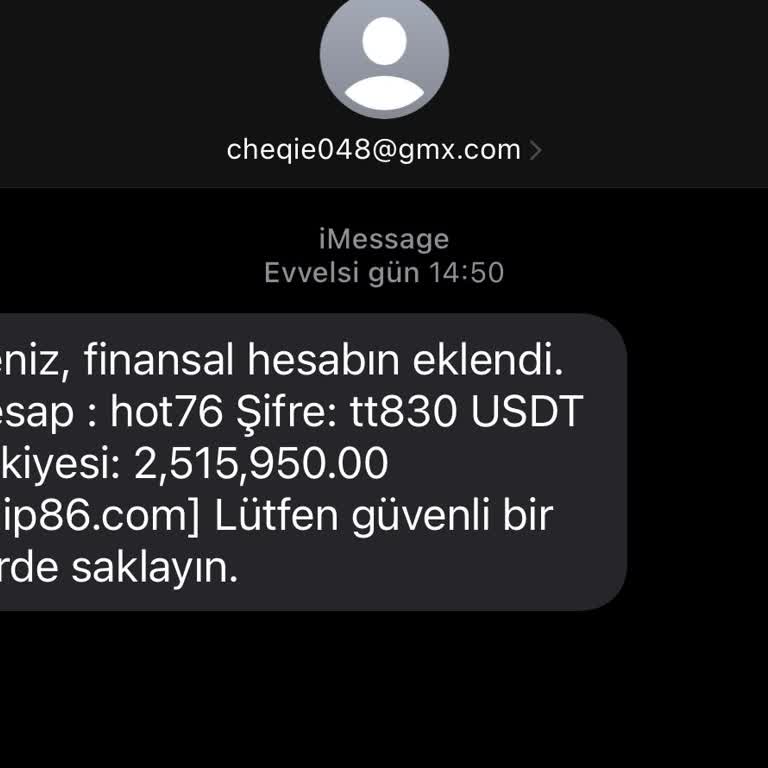 Taip86.com TAİP86.com Şüpheli Mesaj!