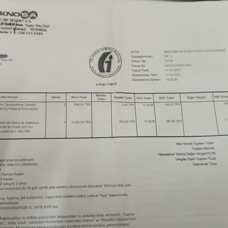 Teknosa'dan Kesinlikle Bir Daha Alışveriş Yapmam