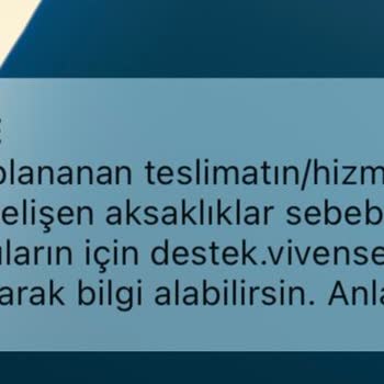 Vivense'den Alışverişte Teslimat Sorunları Ve Ek Ücret Talebi
