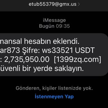 Meta Hesabın Eklendi Mesajı.