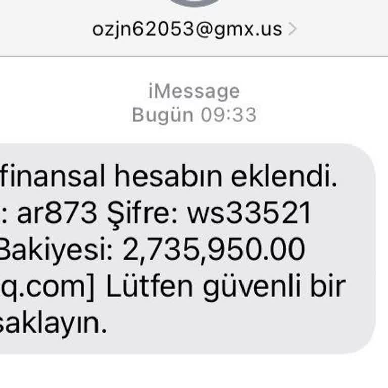 gmx.com Meta Gmx. Us Tarafından Yanlış Gönderilen Mesaj Ve Hesap Bilgileri Hk.