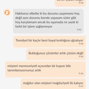 Trendyol Siparişim Bilgim Dışında İade Ve Mağduriyetim Giderilmedi