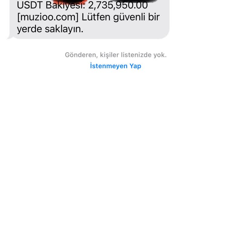 Meta Yanlış Gönderilen Finansal Hesap Bilgilendirme Mesajı