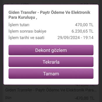 Paytr Paramın Atılmasını Talep Ediyorum