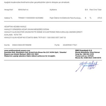 Paytr Paramın Atılmasını Talep Ediyorum