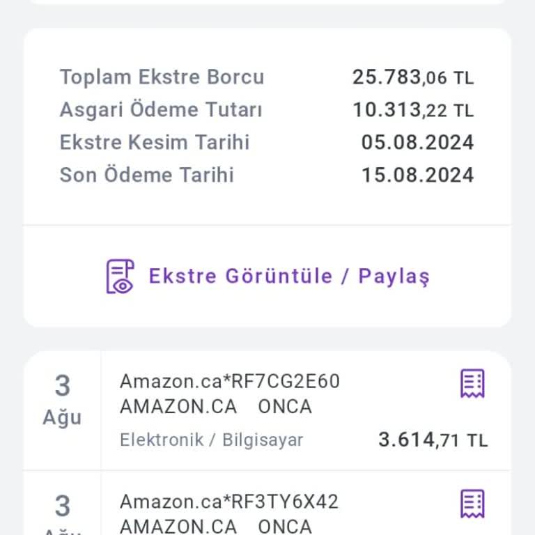 Hadi - Tombank Kredi Kartı İle İzin Verilmeyen Harcamalar