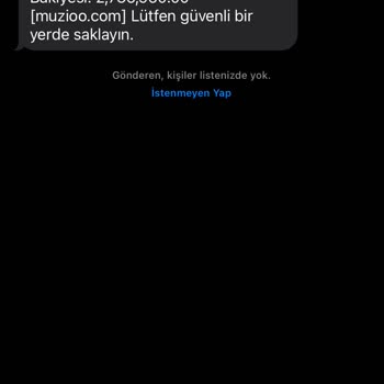 gmx.com Telefonuma Mesaj Olarak Gelen Bana Ait Olmayan Finansal Hesap