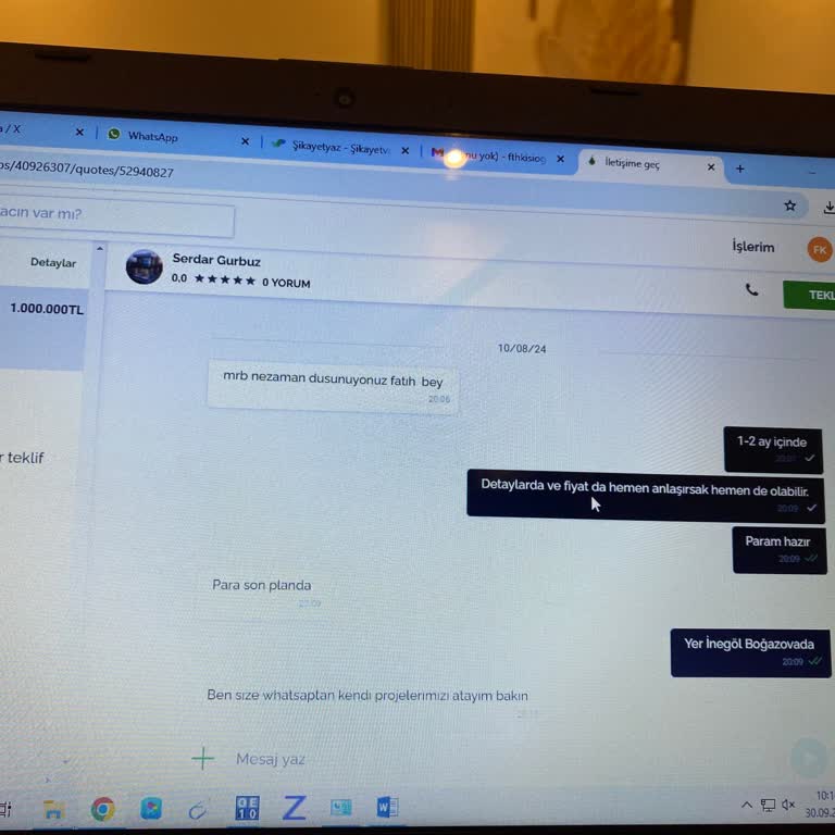 Armut B**** İnşaat Firması Suç Duyurusu