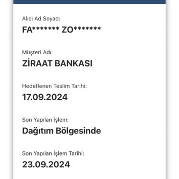 AGT Kurye Ve Haftalardır Teslim Olmayan Kartım
