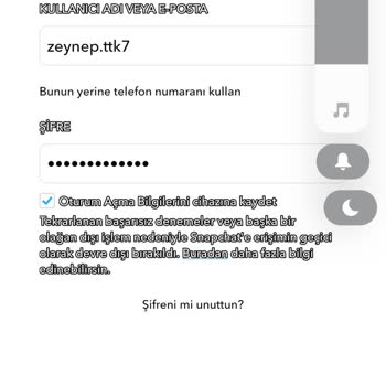 Snapchat Hesap Giriş Olmuyor