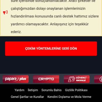 Turkbet Çekim Sorunları!