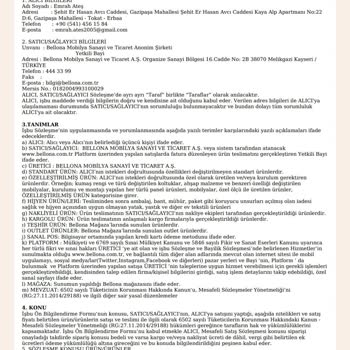 Bellona Ücreti Alıp Ürünü Getirmiyor Ve Asla İlgilenmiyor